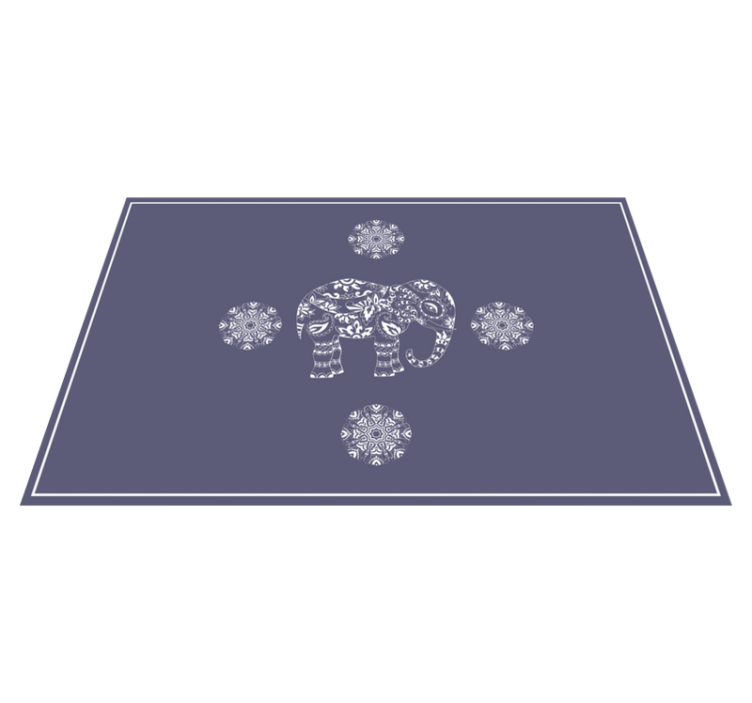 Originálne prestieranie s motívom slona - Tenstickers