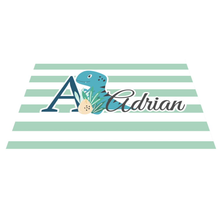 Roztomilé zvieratká dino s prestieraním pre deti - Tenstickers