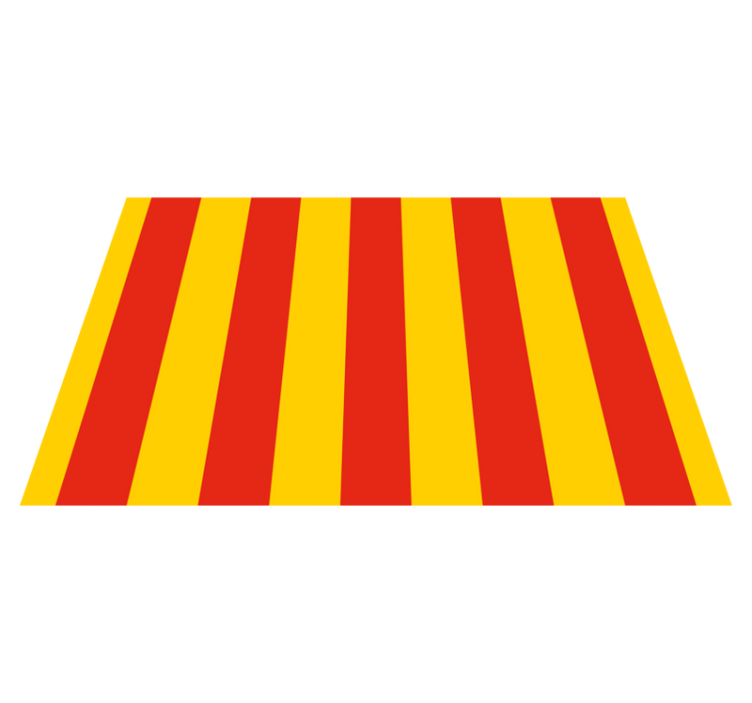 Originálne prestieranie s odvážnym pruhovaným vzorom - Tenstickers