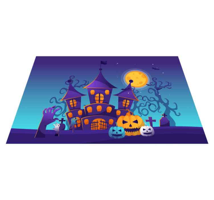 Halloweenske prestieranie strašidelný hrad - Tenstickers