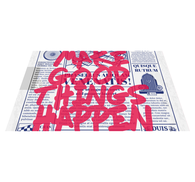 Urobte dobré veci originálne prestieranie - Tenstickers