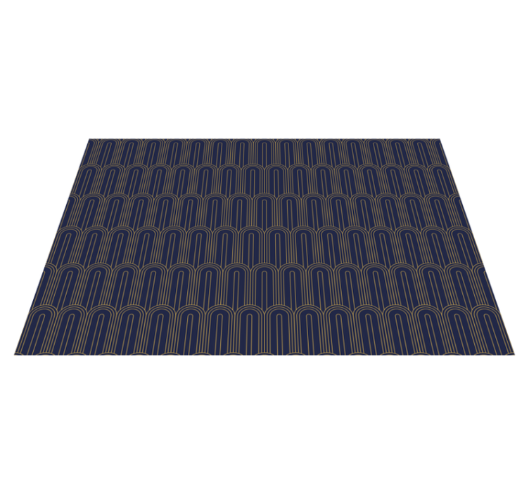 Moderné prestieranie na stôl elegantné oblúkové línie - Tenstickers