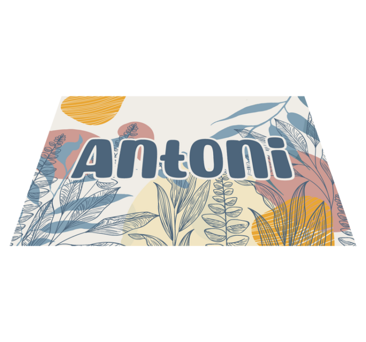 Originálne prestieranie štýlový dizajn mena - Tenstickers