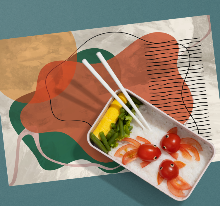 Abstraktné koláž umelecké diela moderné prestieranie - Tenstickers