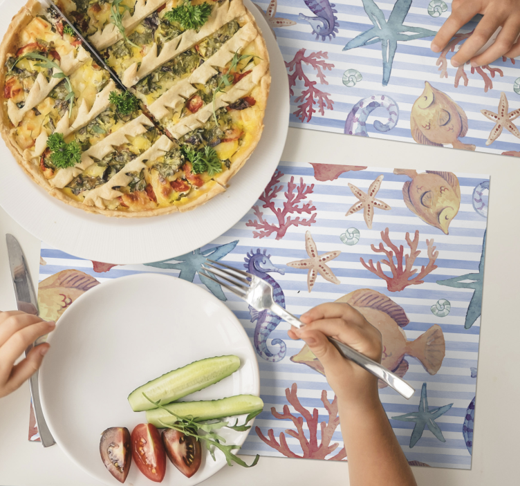 Obklady s motívom morských živočíchov prestierania morského život - Tenstickers