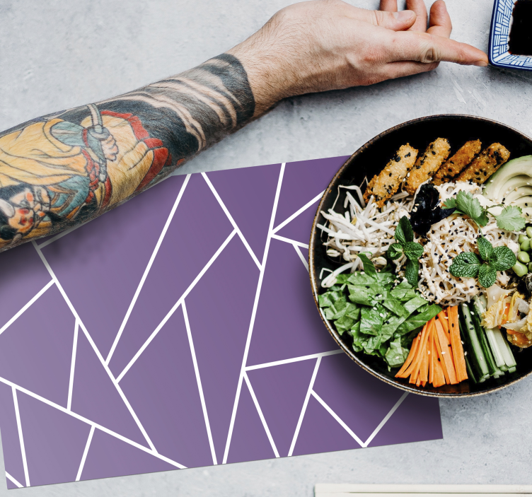 Fialové pozadie elegantné prestieranie - Tenstickers