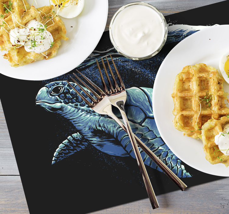 Korytnačka ručné kreslenie prestieranie korytnačky - Tenstickers