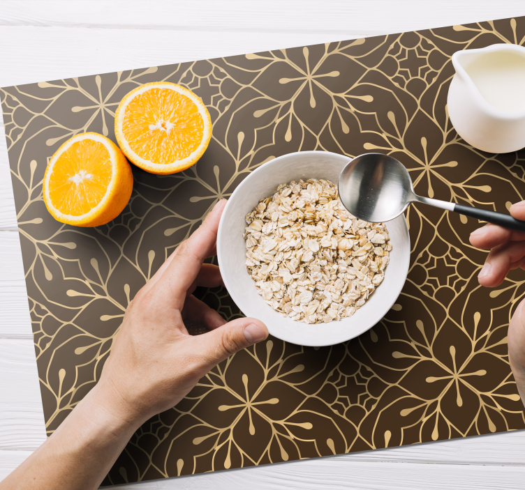 Kvetinová umelecká výzdoba elegantné prestierania - Tenstickers