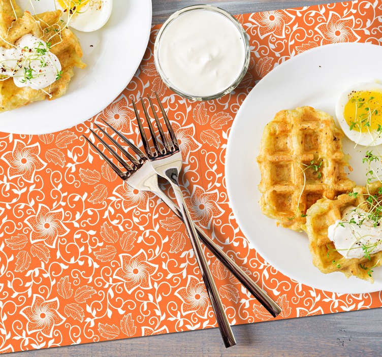 Kvety paisley prestieranie - Tenstickers