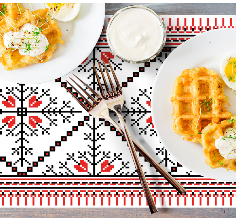 ľudové umenie kvetinové prestierania - Tenstickers