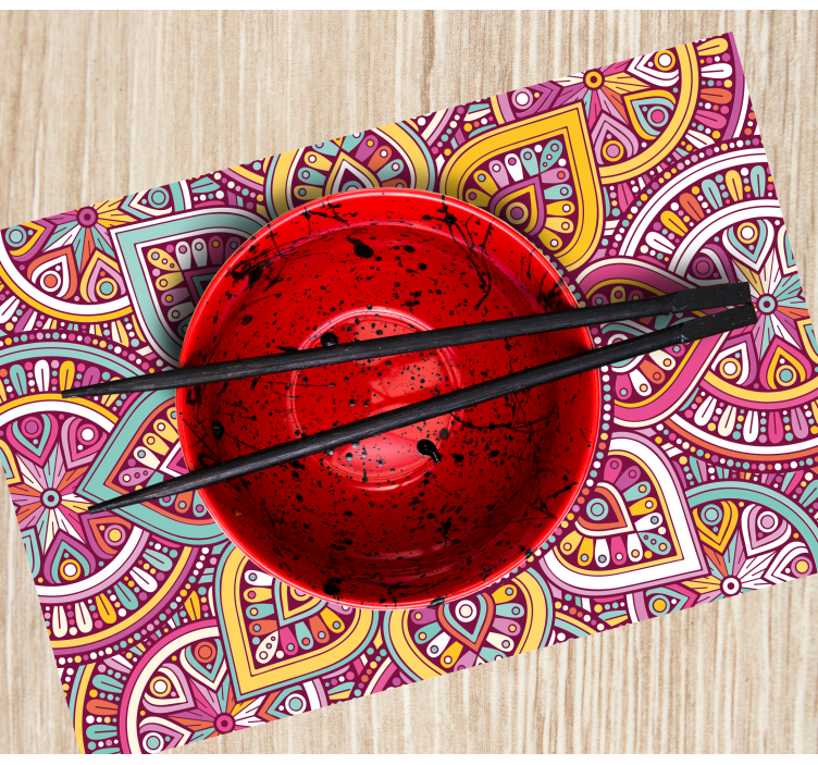 Mandala navrhuje vinylové prestierania - Tenstickers