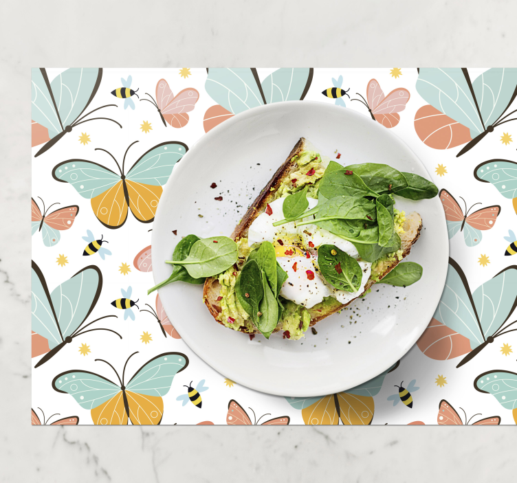 Prestieranie motýle a včely motýľ - Tenstickers