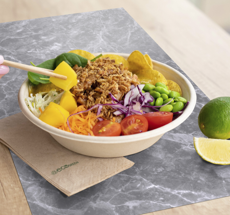 Jednoduché mramorové moderné prestierania - Tenstickers