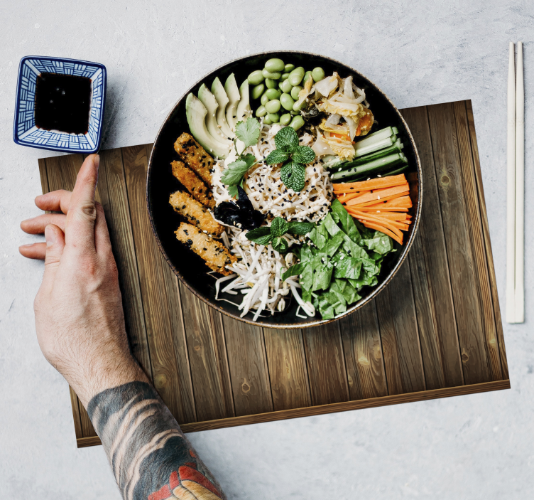 Imitácia drevených dosiek s textúrami - Tenstickers