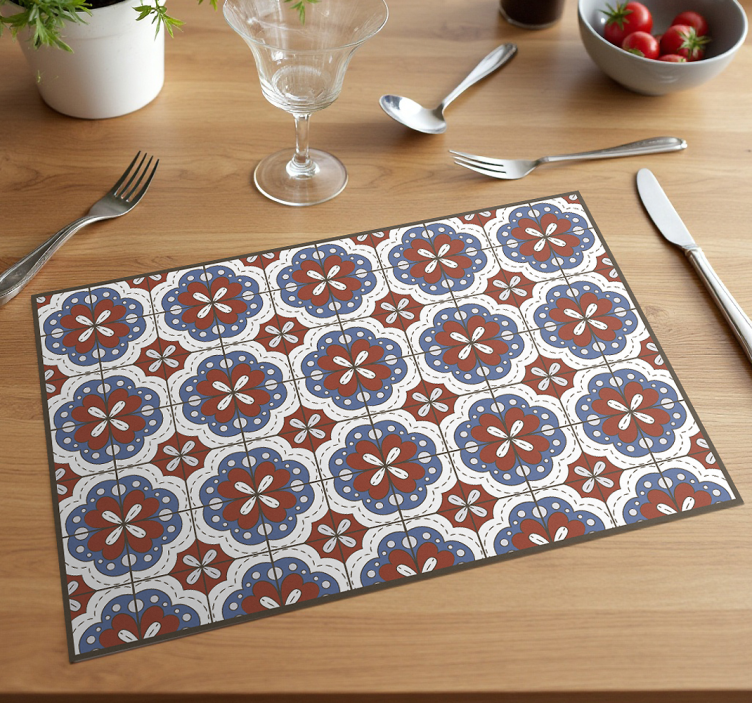 Originálne prestieranie červená hydraulika - Tenstickers