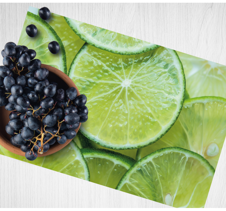 Plátky limetky vinylové prestierania - Tenstickers