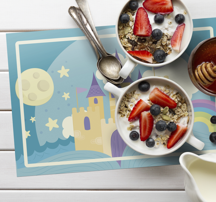 Princezná 'palác pre deti prestieranie - Tenstickers