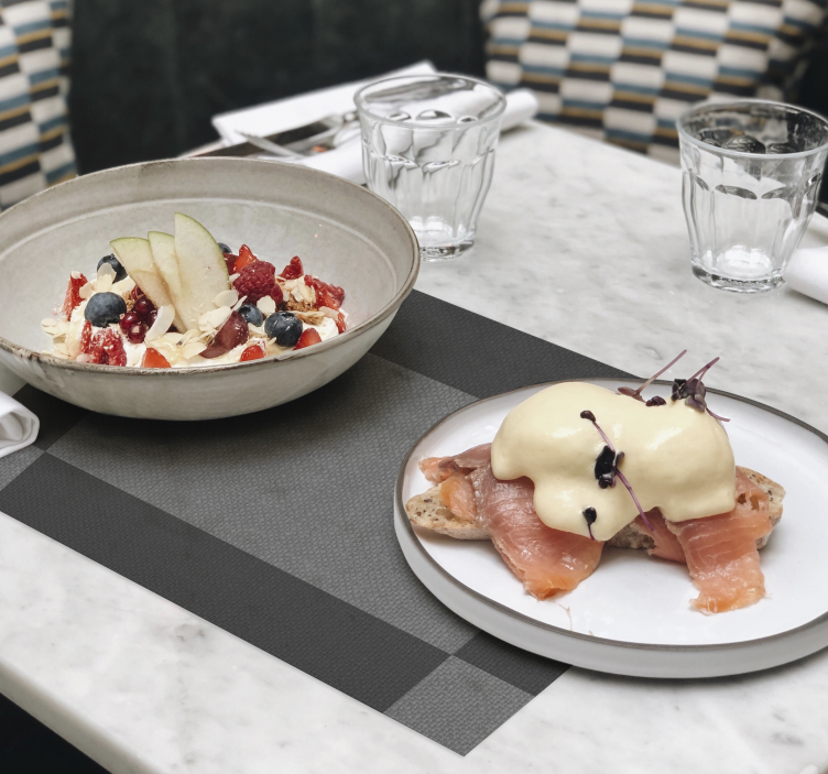 Sivé pozadie elegantný prestieranie elegantný štýl - Tenstickers