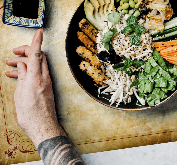 Vinobranie papier s textúrou prestierania - Tenstickers