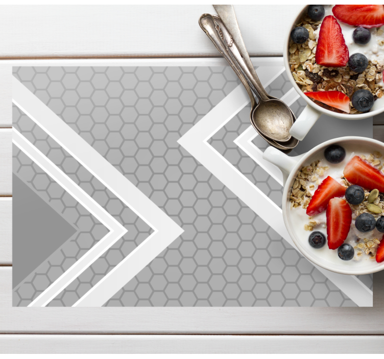 Zapamätanie si sivých línií elegantné prestierania - Tenstickers