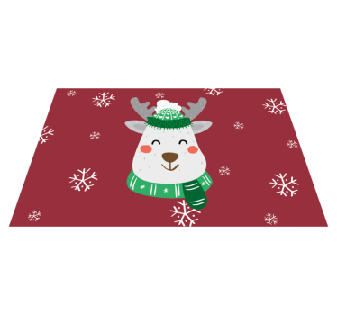 Vianočné jeleňové podložky pre deti vianoce - Tenstickers