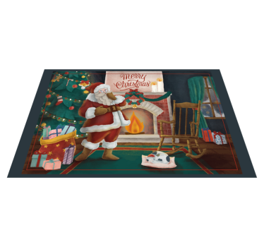 Vianočné prestieranie santa claus stretnutie - Tenstickers