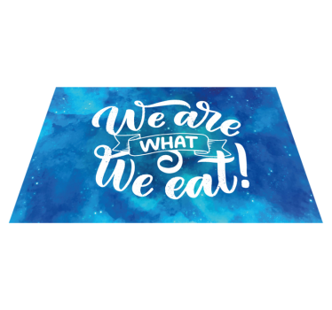 Sme to, čo jeme domáce vinylové prestierania - Tenstickers