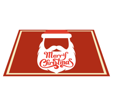 Vianočné prestieranie s grafikou santa brady - Tenstickers