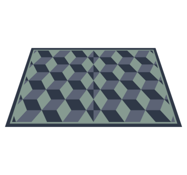 Vianočné prestieranie v geometrickom štýle - Tenstickers
