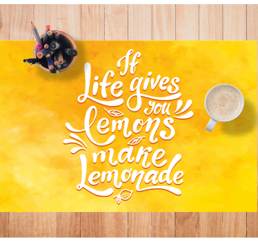 Ak vám dá život citróny, pripravte si limonády doma vinylové pres - Tenstickers
