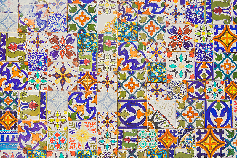 Originálne prestieranie marocká hydraulika - Tenstickers