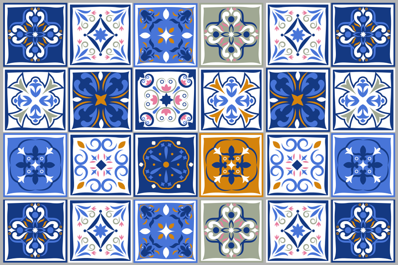 Originálne prestieranie portugalský štýl - Tenstickers