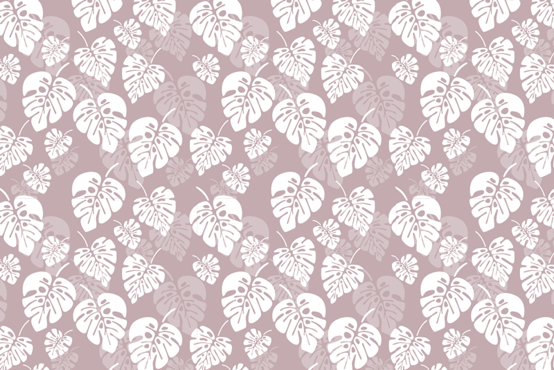 Monstera rastlín kvetinové prestieranie - Tenstickers