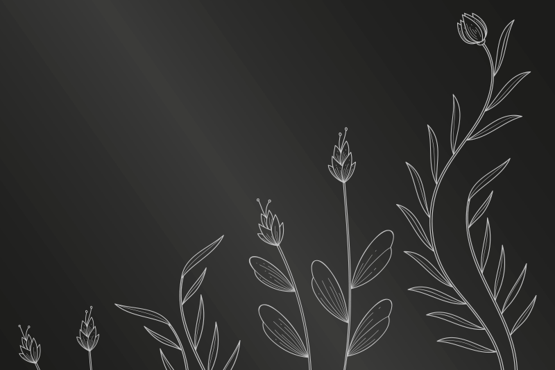 Zadné pozadie s elegantným prestieraním rastlín - Tenstickers