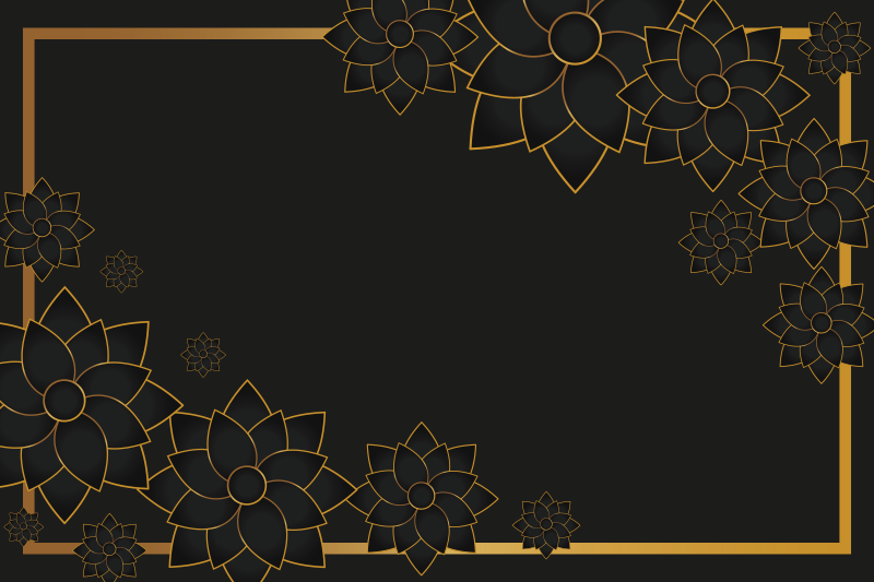 Elegantný štýl s rastlinami elegantné prestieranie - Tenstickers