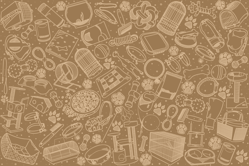 Vzorované prestieranie zložitých kuchynských prvkov - Tenstickers