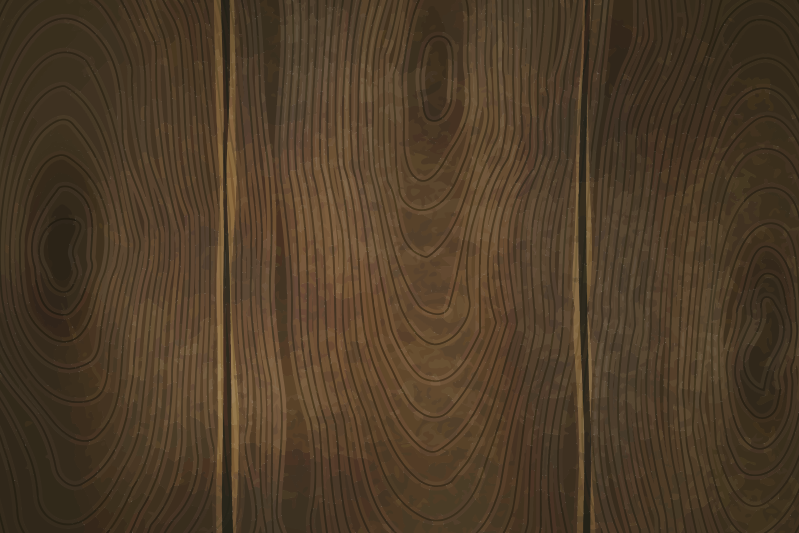 Drevený vzor tmavý tónovaný prestieranie - Tenstickers