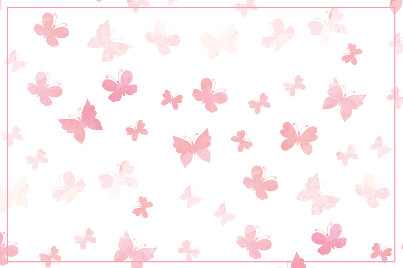 Ružové odtiene motýlikové prestierania - Tenstickers