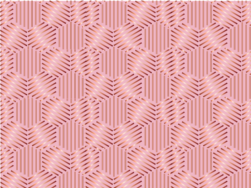 Kovové šesťuholníky moderné prestierania - Tenstickers