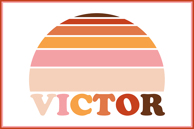 70. Slnko s menom prispôsobeným prestieraním - Tenstickers