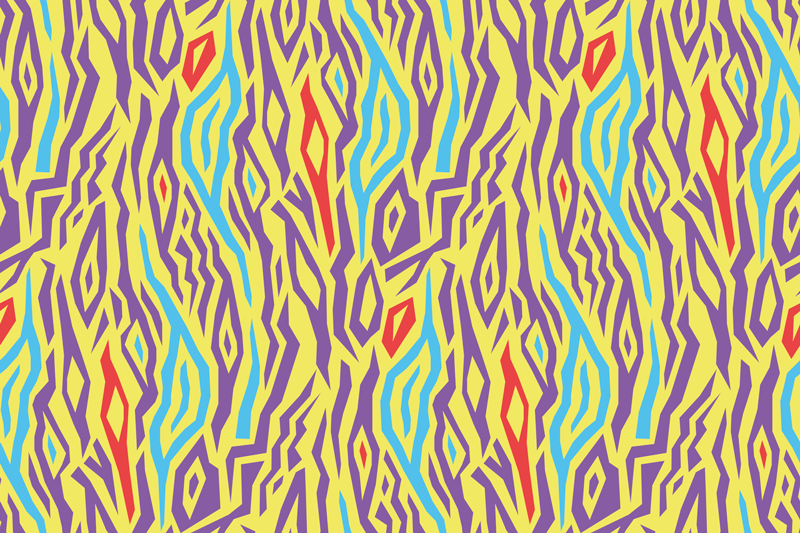 Vzorované prestieranie farebný abstraktný vzor - Tenstickers