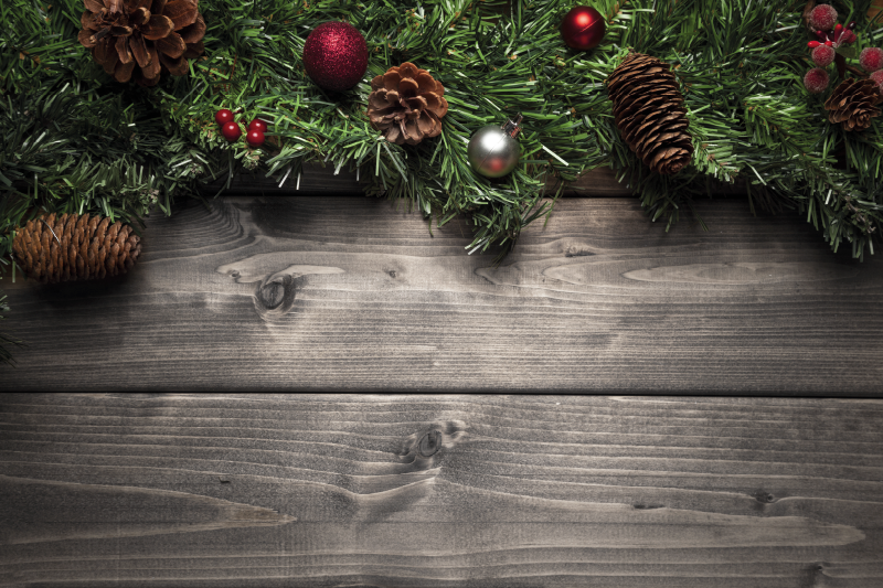 Sviatočná dekorácia drevené vianočné prestieranie - Tenstickers