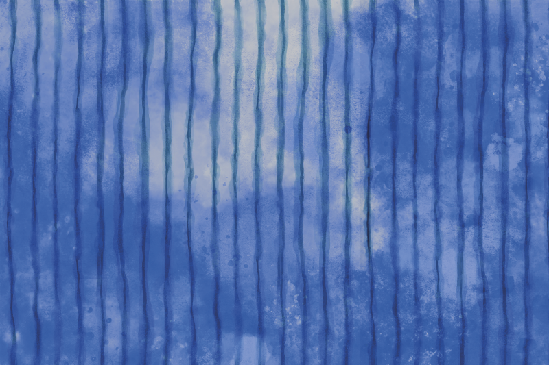 Vzorované prestieranie modro pruhované - Tenstickers