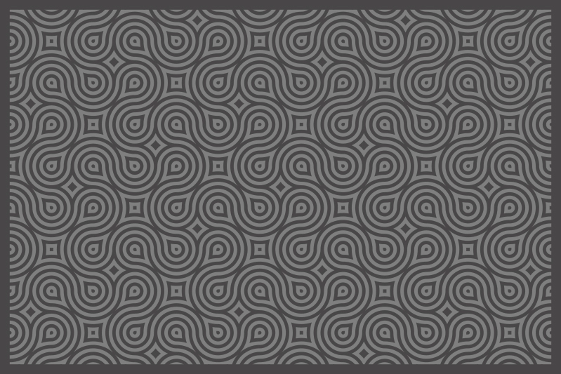 Vzorované prestieranie s abstraktným vírivým vzorom - Tenstickers