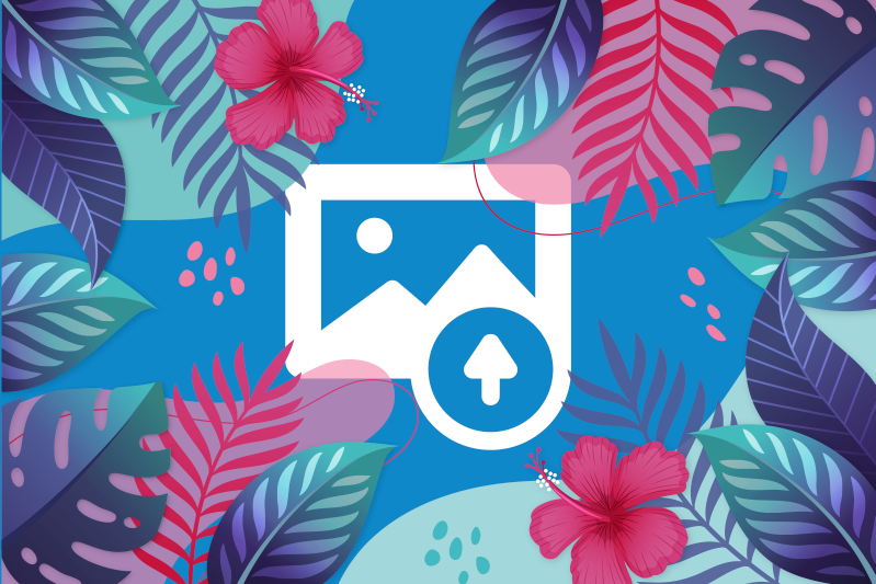 Originálne prestieranie farebné tropické listy - Tenstickers