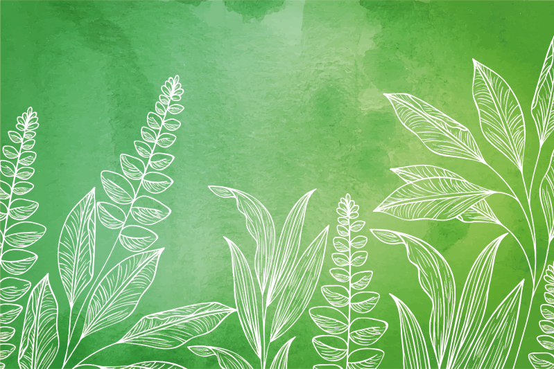 Detské prestieranie Čajový set s listami - Tenstickers