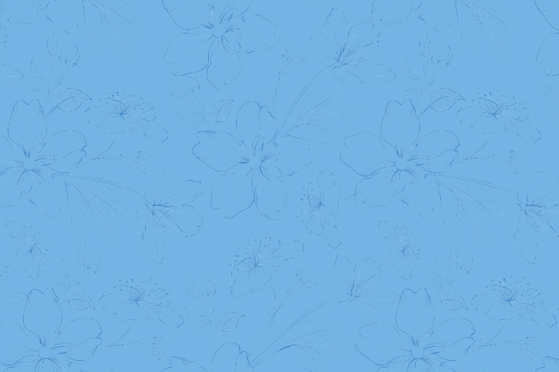 Vzorované prestieranie inšpirované botanickými motívmi - Tenstickers