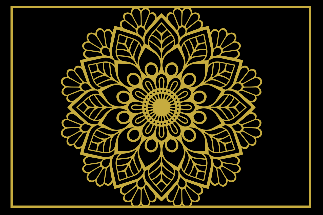 Zlaté kvety originálne prestierania - Tenstickers