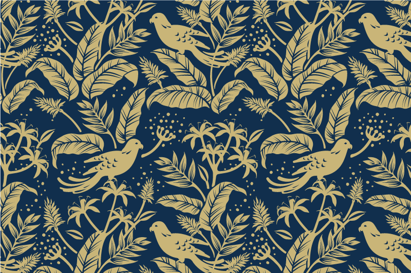 Originálne prestieranie s elegantným listovým motívom - Tenstickers