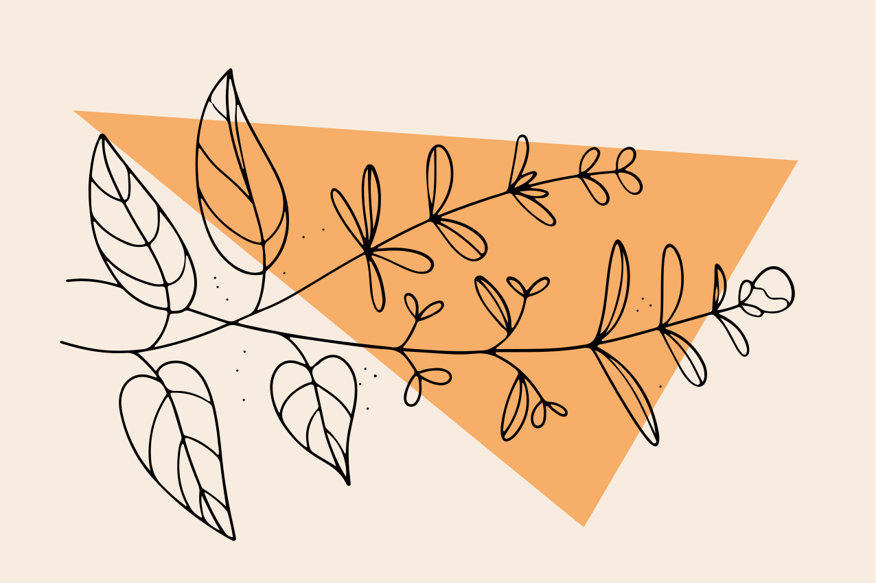 Originálne prestieranie kvetinový abstraktný dizajn - Tenstickers